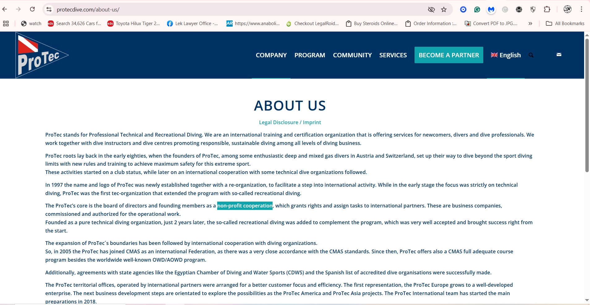 ProTec non profit cooperation